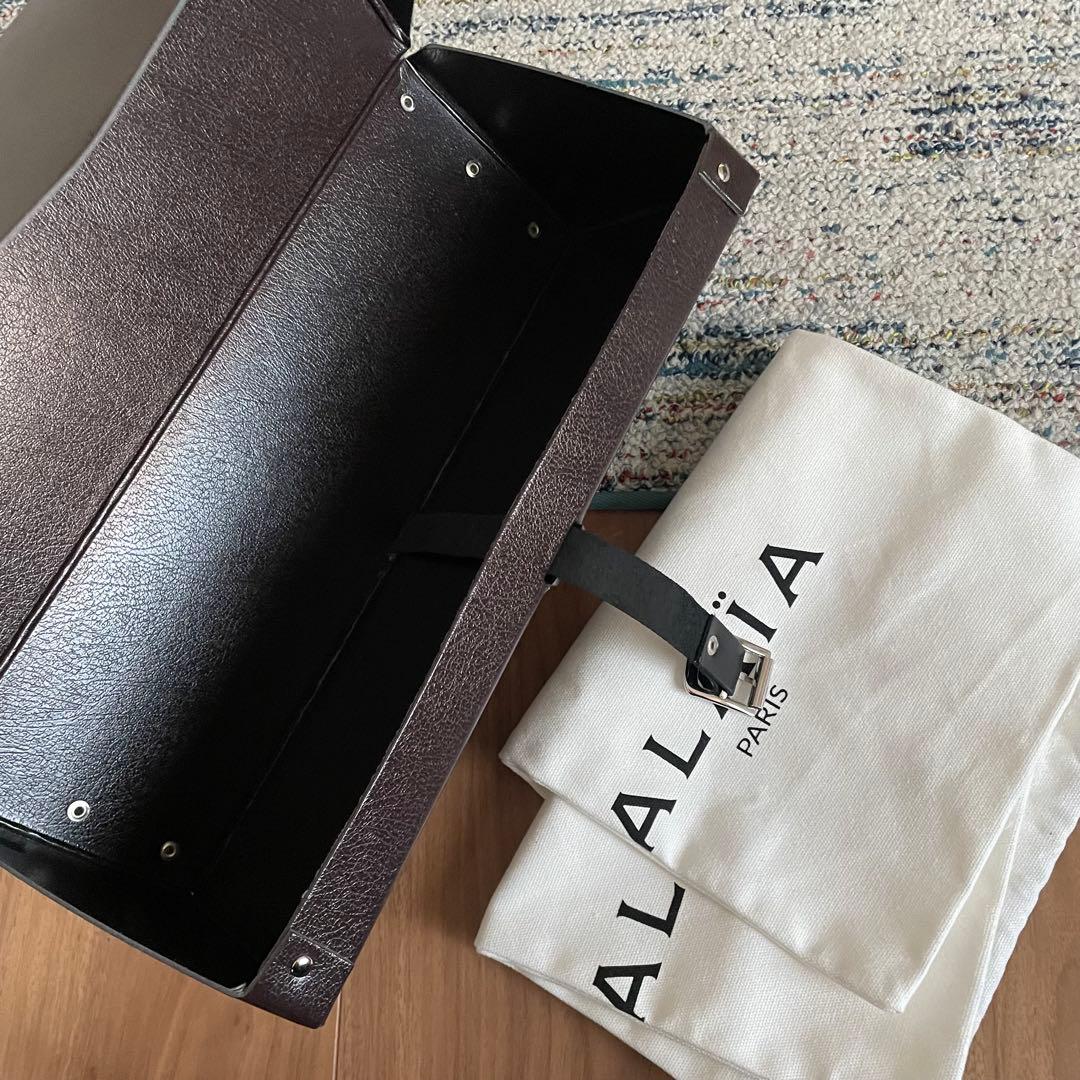 美品　Alaia バレエシューズ　ブラック　38.5 箱、袋付