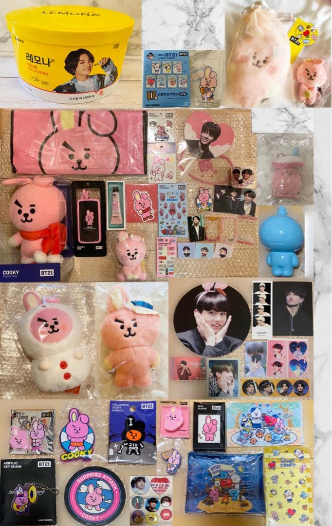 BTS BT21 COOKY ぬいぐるみ バッグ ジョングク マスターグッズ