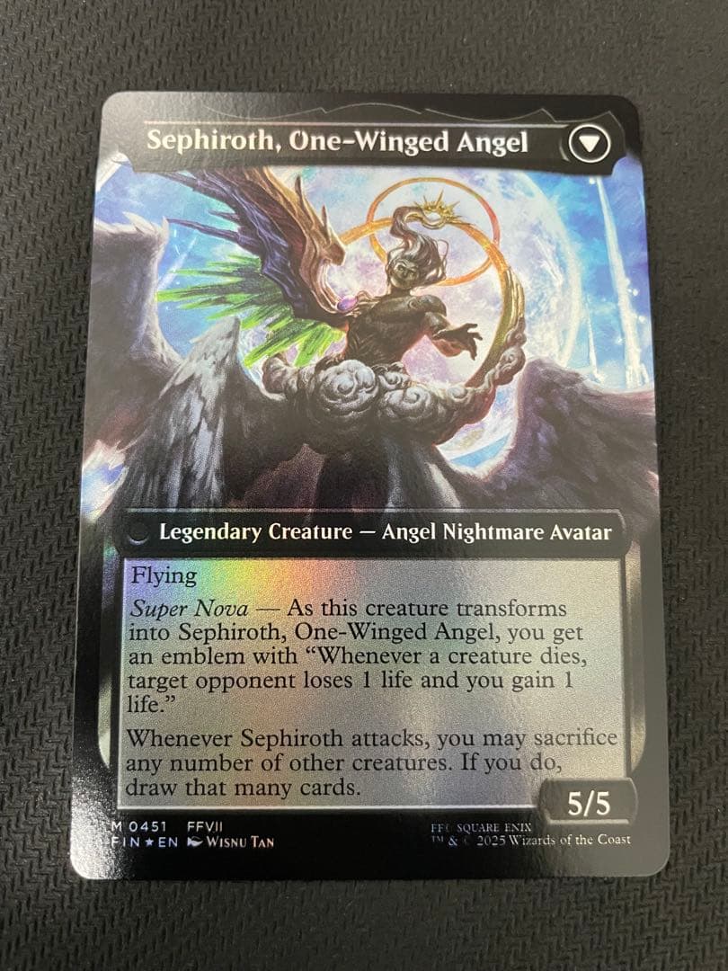 FF MTG Bundle英語版拡張アートFoil威名のソルジャー、セフィロス
