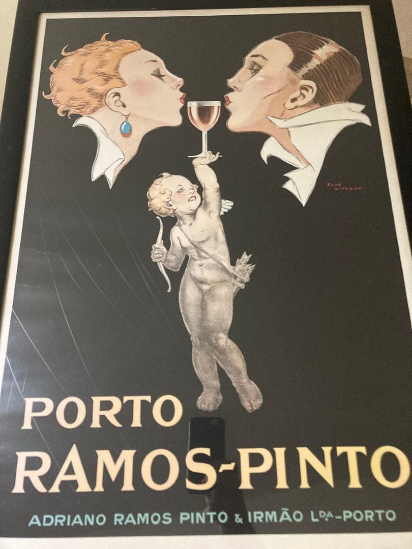 ラモスピント　RAMOS-PINTO 広告　額装　カップルキス