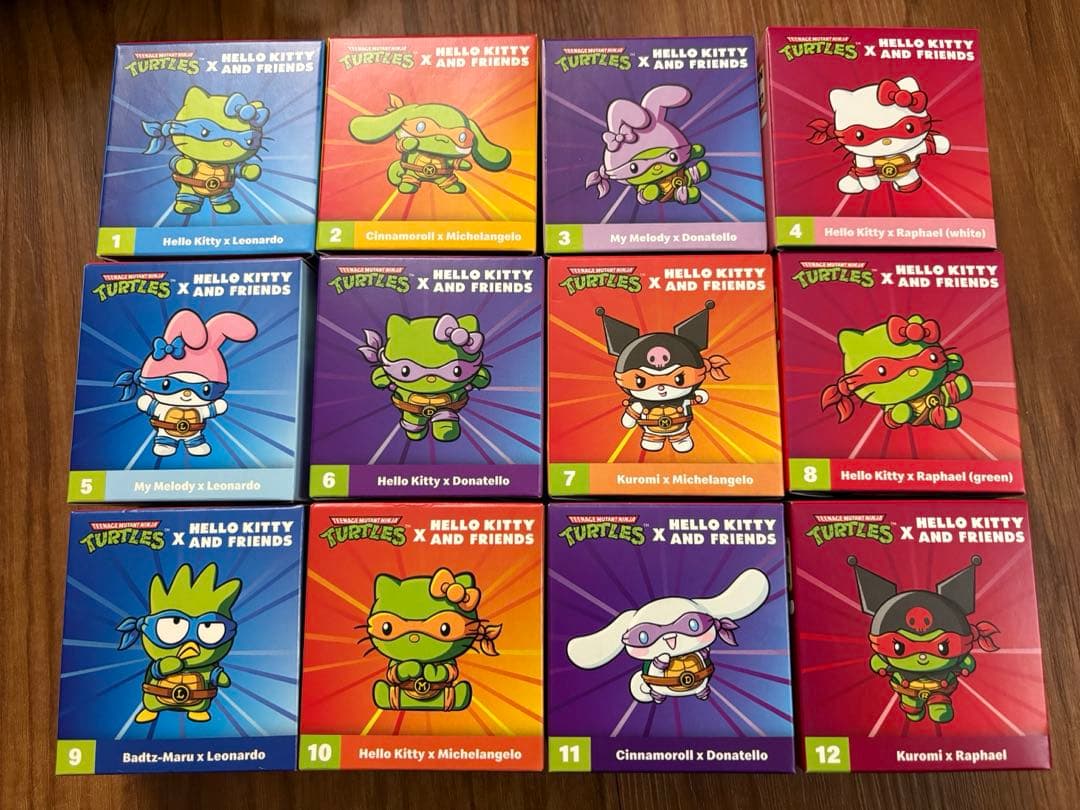 【新品】　　全12種　マクドナルド　サンリオ × タートルズ