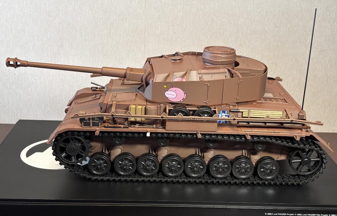 アシェット1/12 ガールズアンドパンツァーⅣ号戦車Ｈ型（Ｄ型改）完成品