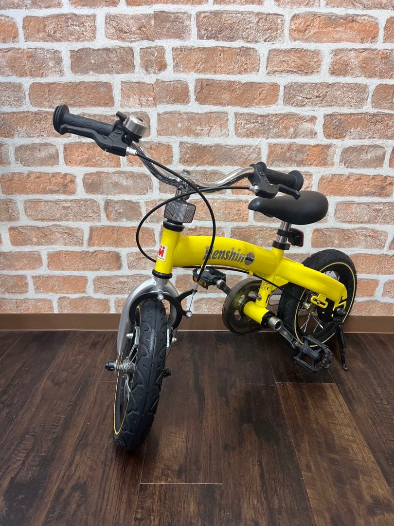 良品　黄色　yellow ヘンシンバイク　キッズバイク　henshin 変身