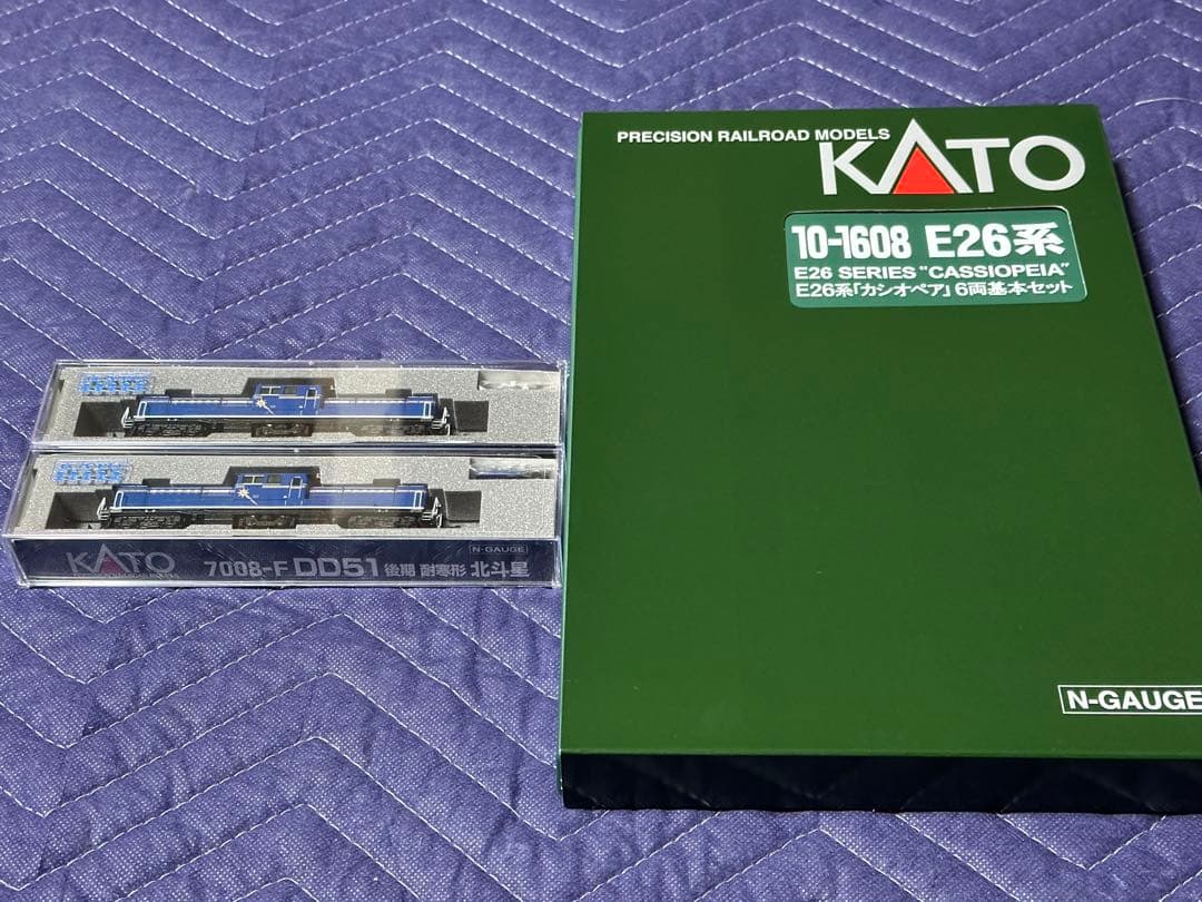 カトー　Nゲージ　カシオペア牽引セット