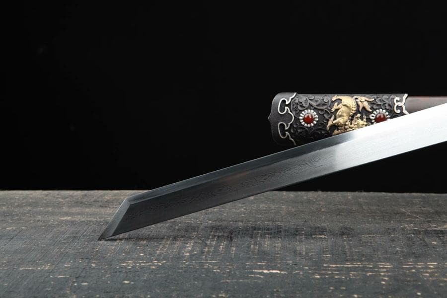 三色銅 玄宗 唐刀 模造刀 居合刀 武士道 武具 漢剣 唐刀 龍泉剣 手鍛造打