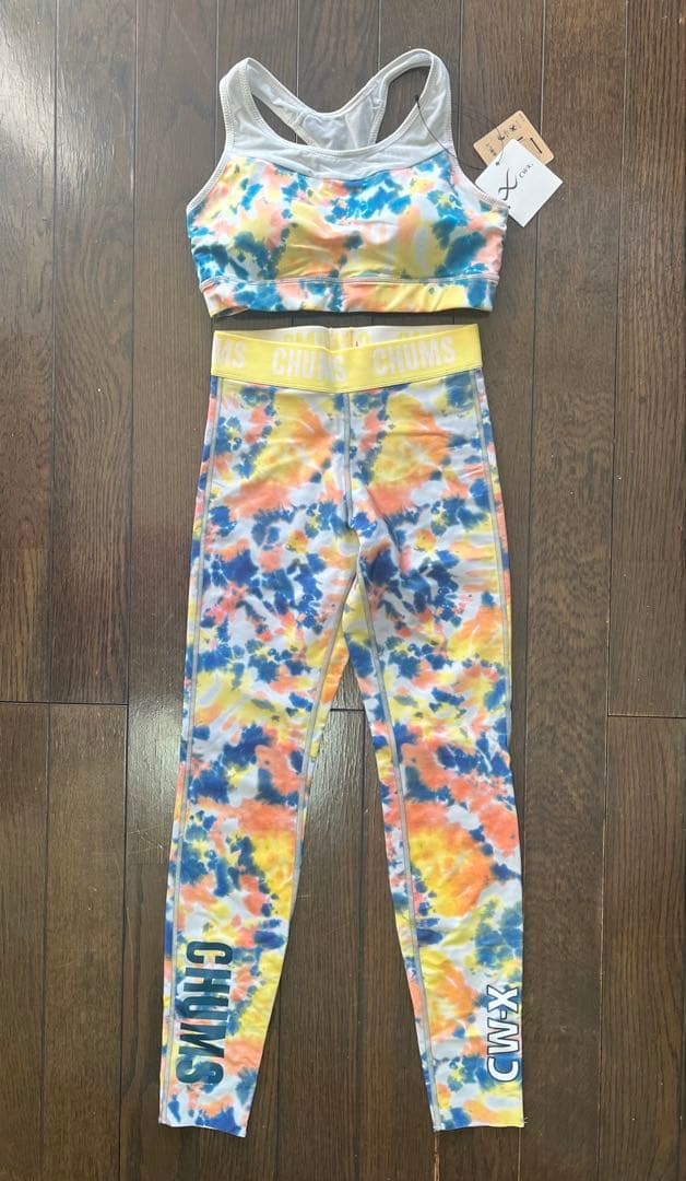 【CHUMSコラボ商品】スポーツブラ＆レギンスセット S