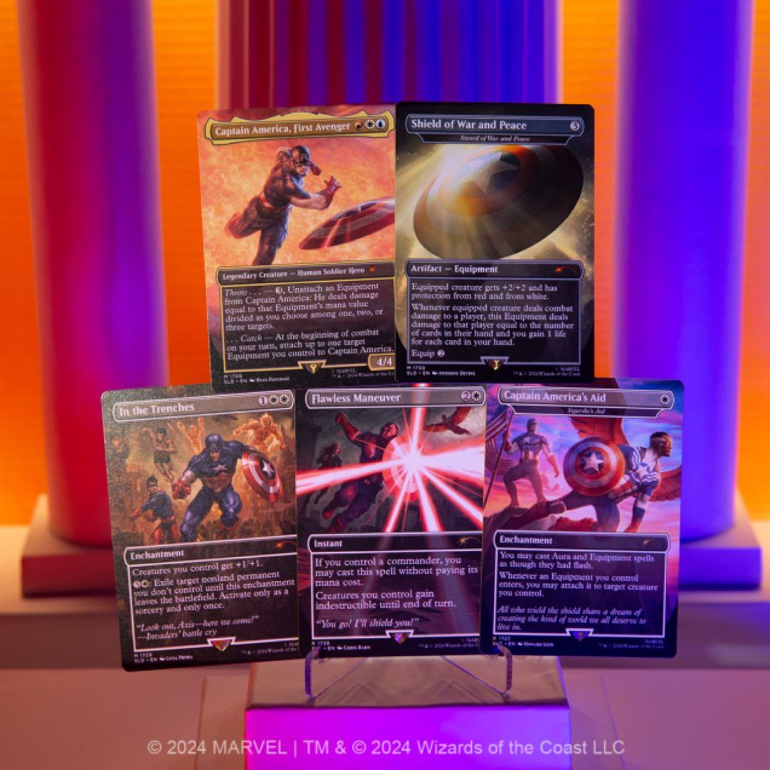 MTG マーベルSL Captain America Non-Foil