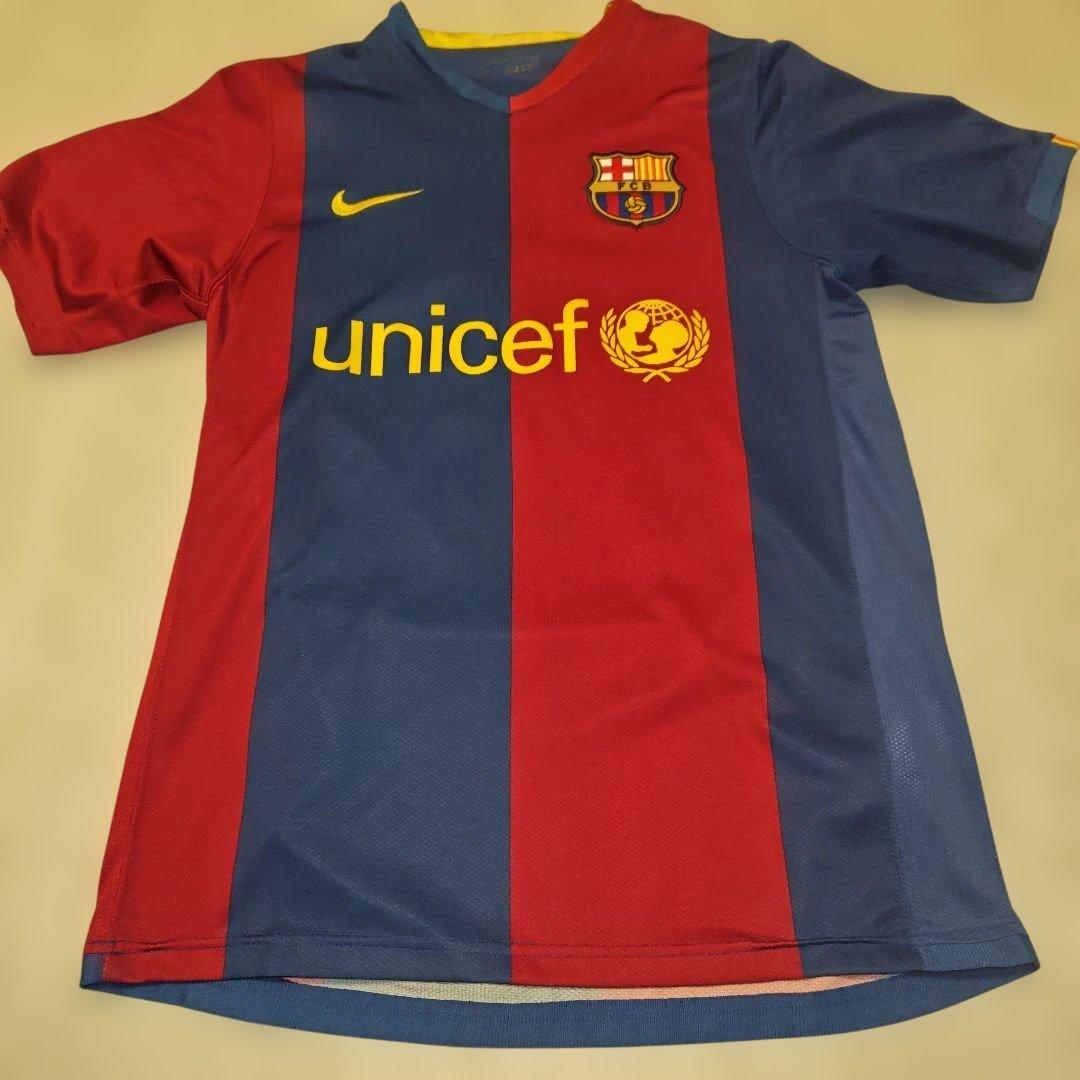 FCバルセロナ 06/07 ユニフォーム 半袖　unicef #19 メッシ