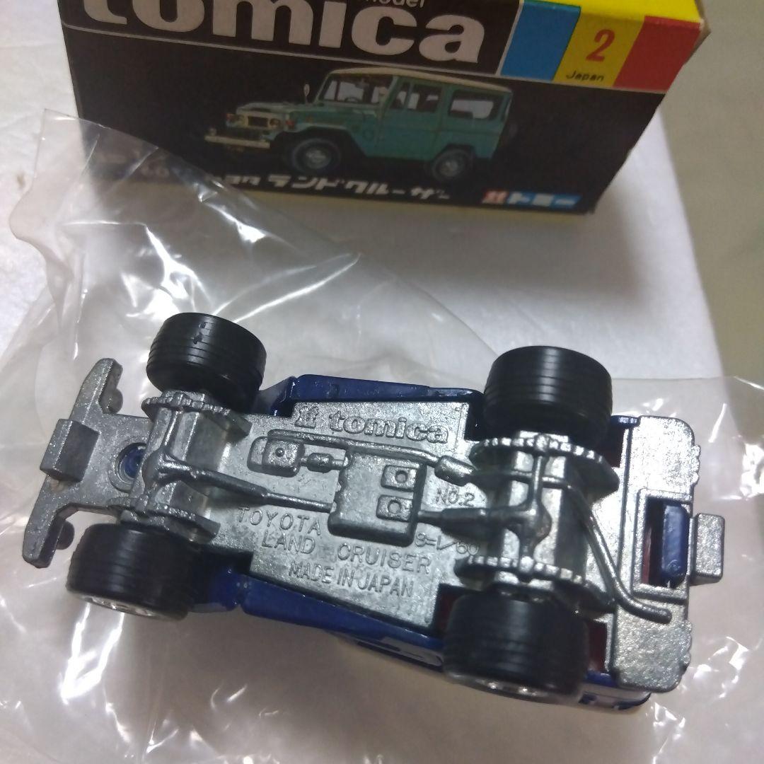 トミカ黒箱　トヨタ ランドクルーザー1/60　日本製　高島屋特注カラー　フタ３枚