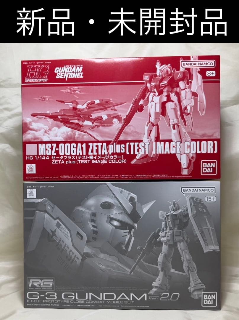 RG 1/144 G-3ガンダムVer.2.0とＨＧ 1/144 ゼータプラス