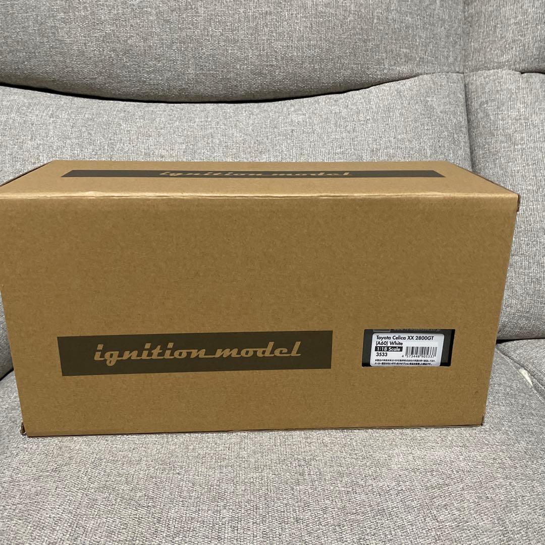 イグニッションモデル 1/18 セリカ 2800GT ホワイト　3533