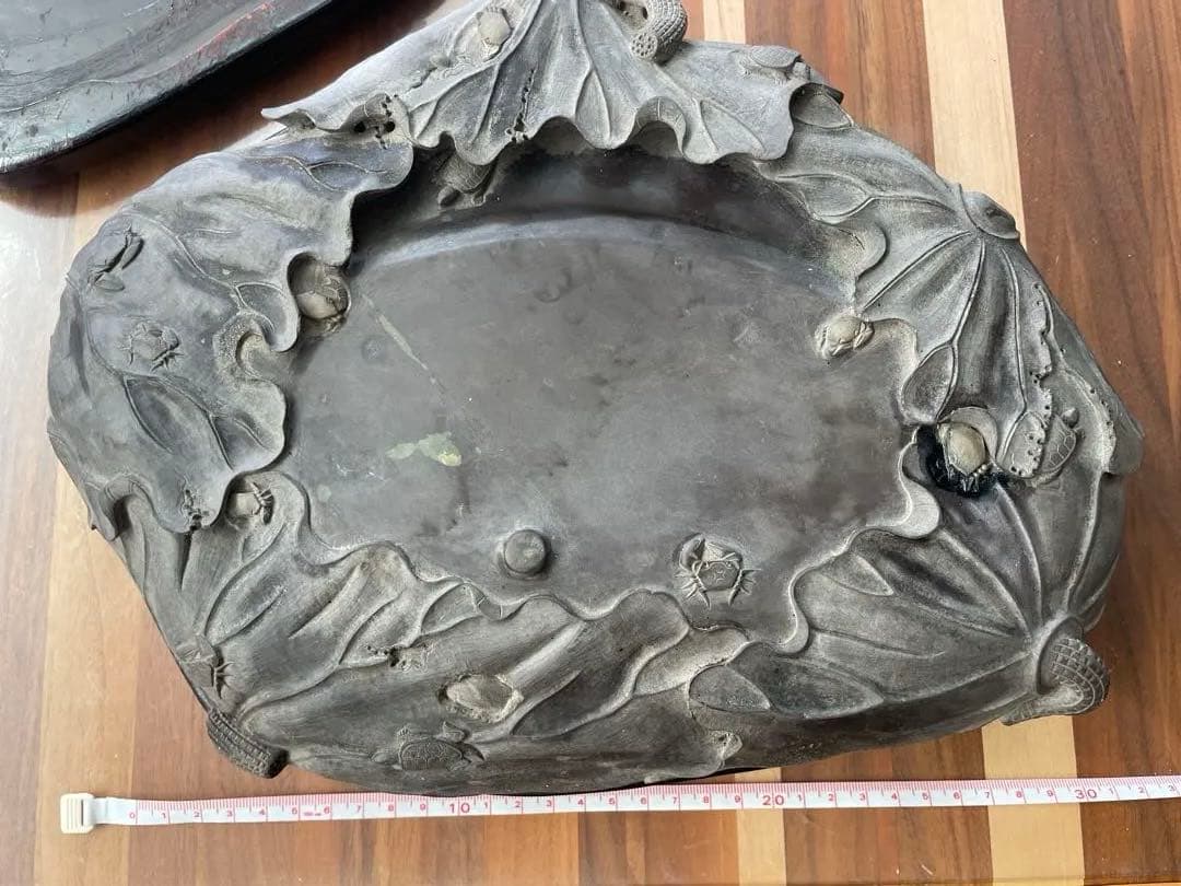 中国硯　端渓硯　6.1kg 彫刻