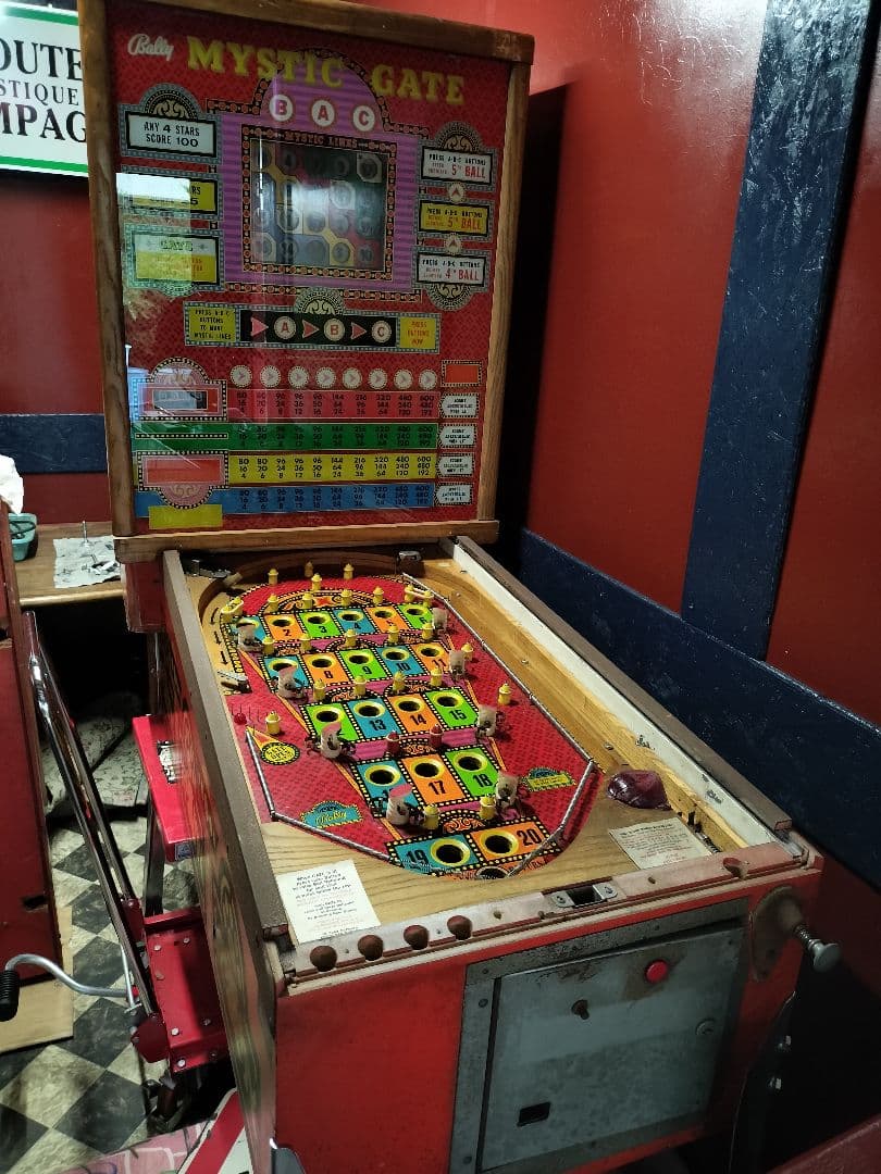 Bally MYSTICGATE ビンゴゲーム ピンボール ヘッドのみ 部品取り