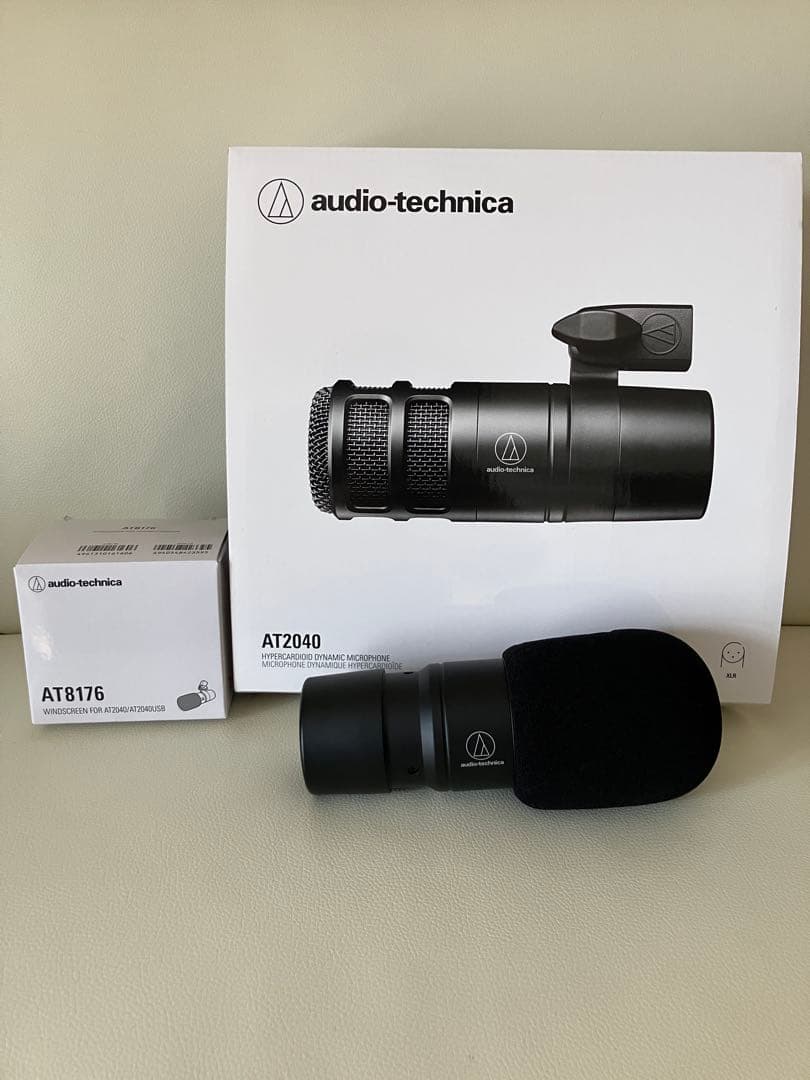 audio-technica AT2040 ダイナミックマイク + AT8176