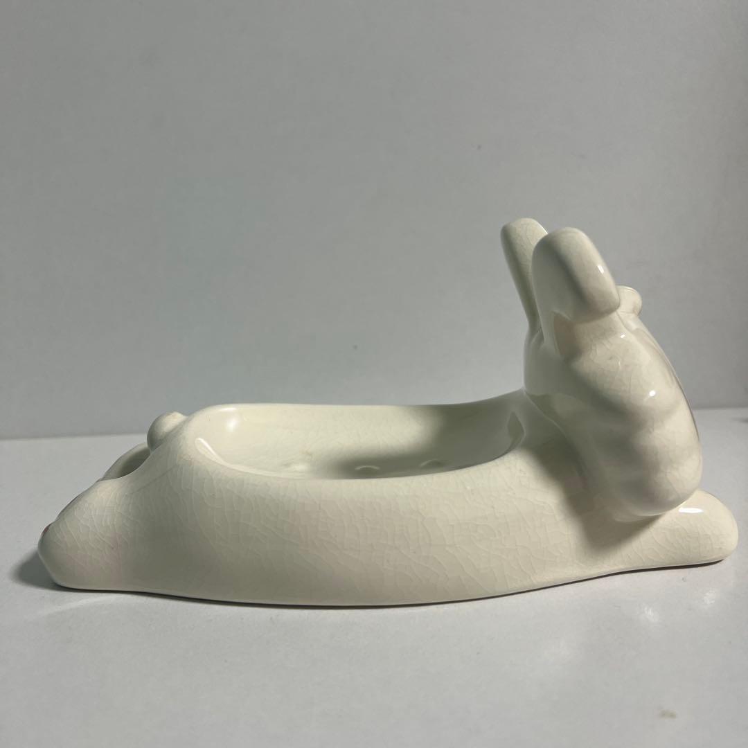 【サンダーバニー】ソープディッシュ 陶器