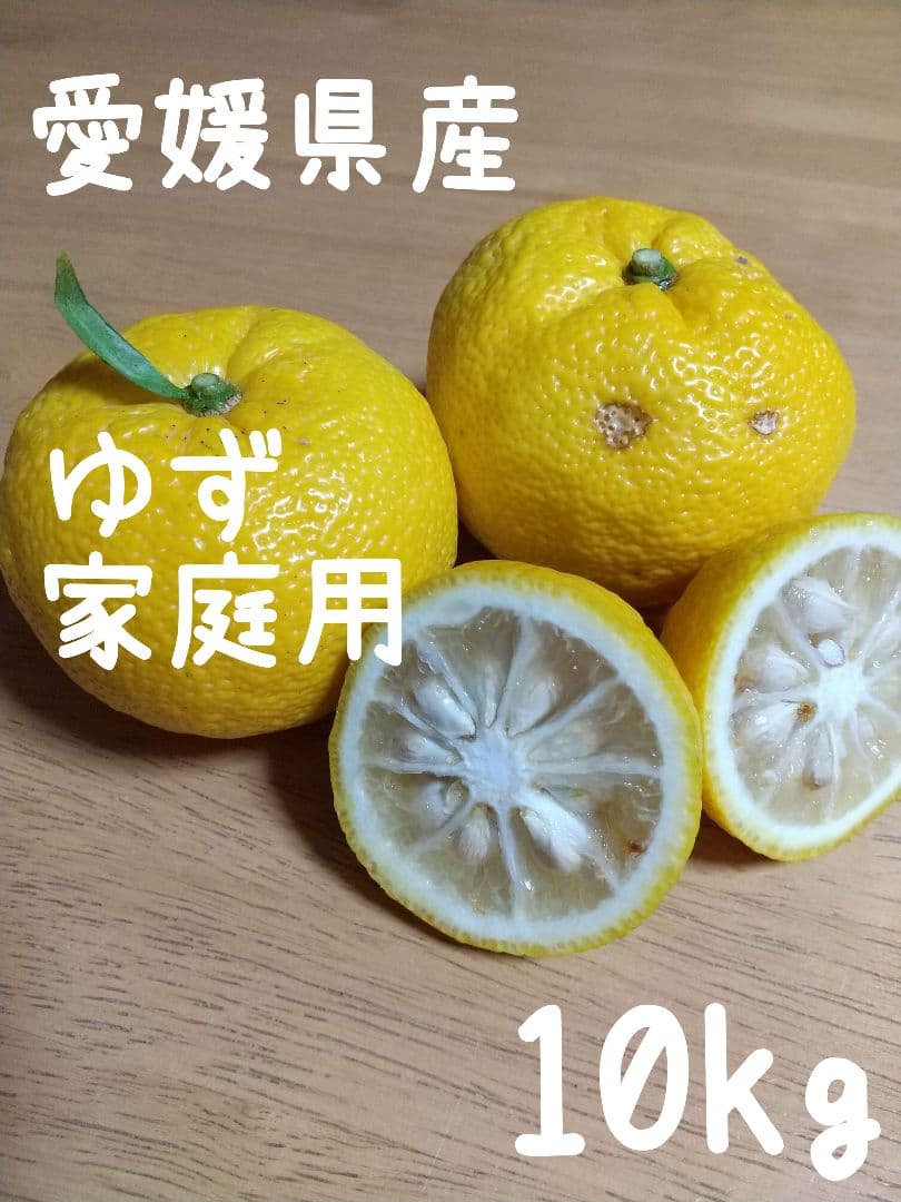 【4537r様】18愛媛県産 ゆず 本柚子 家庭用 10kg × 二箱