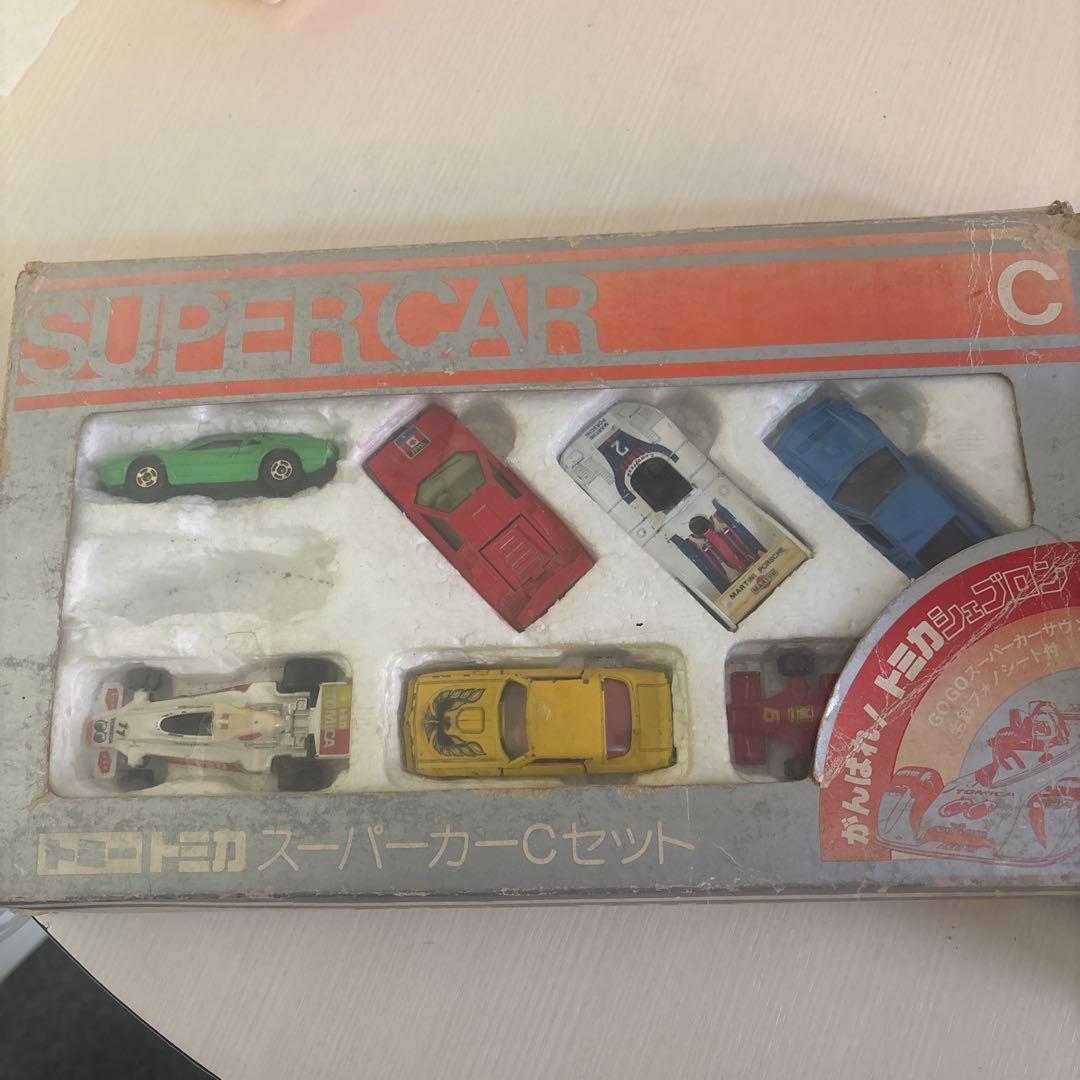 【トミカ】　スーパーカー　Cセット　当時物　欠品あり