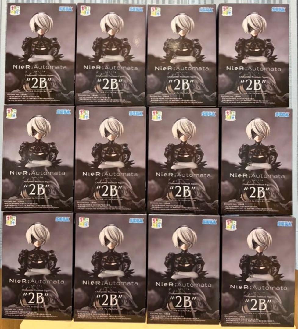 NieR:Automata ちょこのせプレミアムフィギュア 2B 12個セット