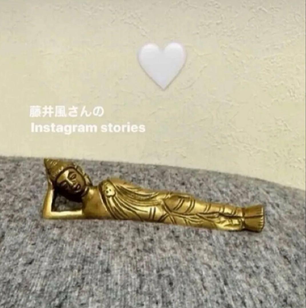 藤井風さんと同じ涅槃像　インド ブッダ