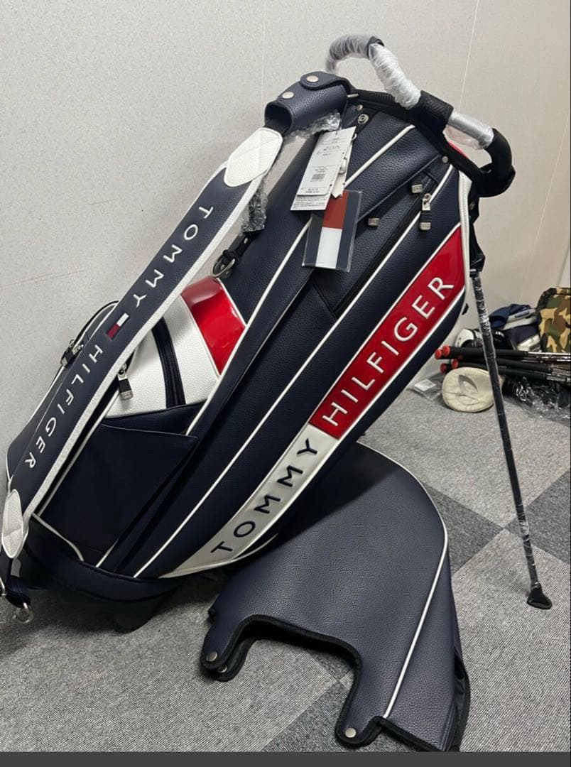 ラスト1個 新品★トミーヒルフィガー★スタンドキャディバッグ★47,300円