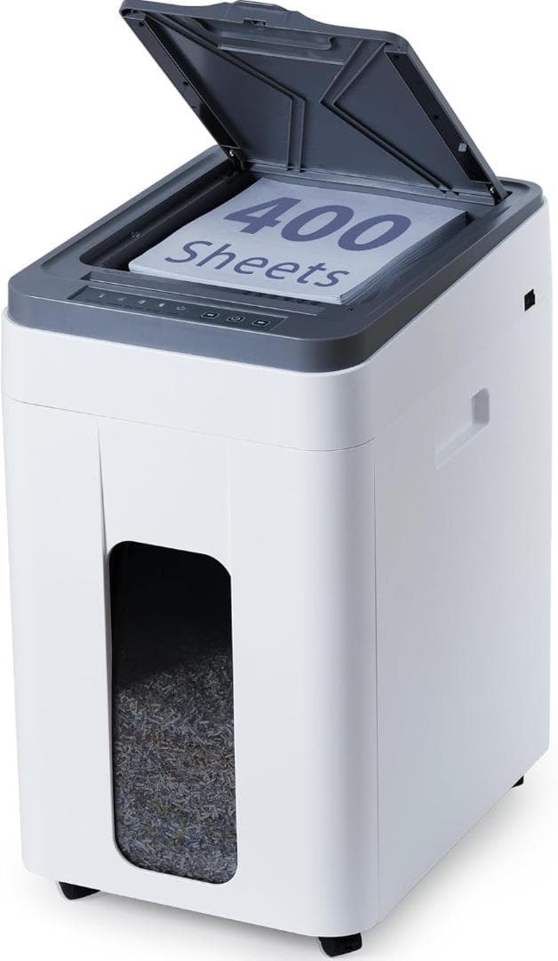 ※新品※オートフィードシュレッダー 電動 静音 大容量 P5レベル 400枚対応