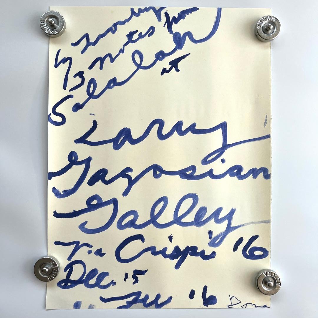 【Vintage】Cy Twombly ポスター GAGOSIAN ROME