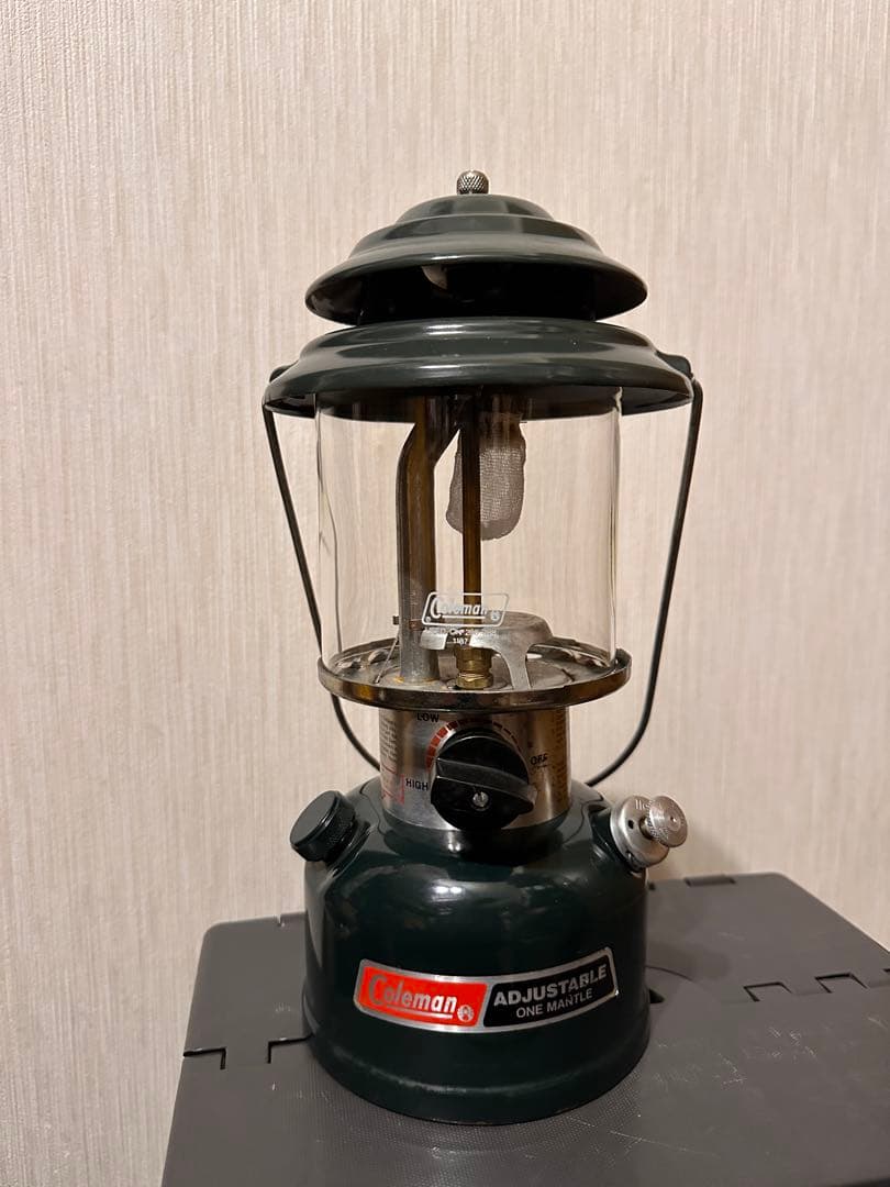 Coleman ADJUSTABLE ガソリンランタン 1987年12月製造