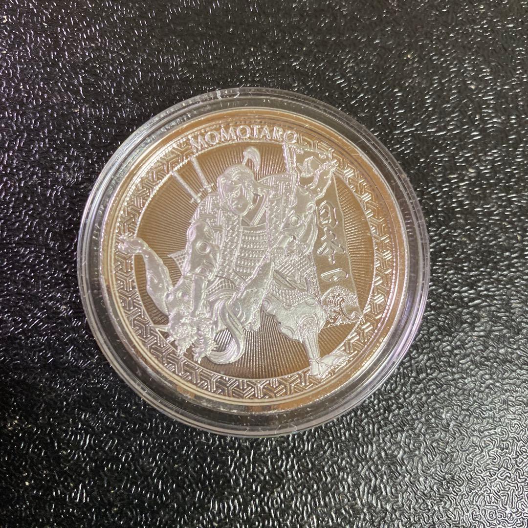 銀貨　99.9% 純銀　シルバー　桃太郎　銀貨　１オンス　イギリス連邦　サモア