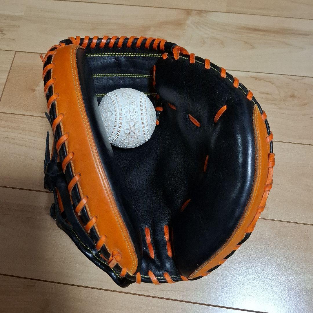本日限定！売り切り！一般軟式キャッチャーミット　ハイゴールド　美品