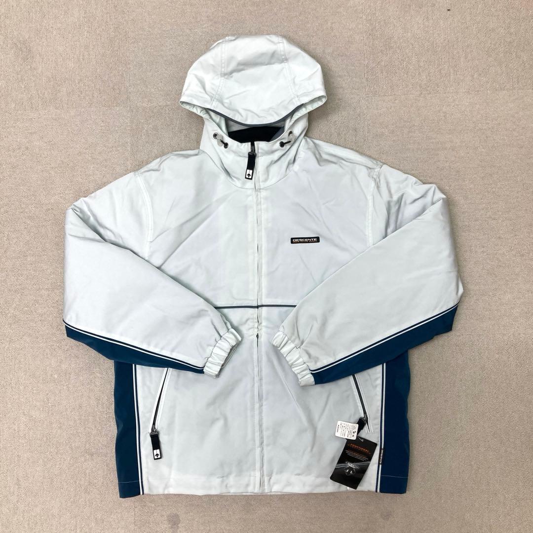 新品　DESCENTE スキーウェア　ジャケット　Lサイズ　ブルー　メンズ