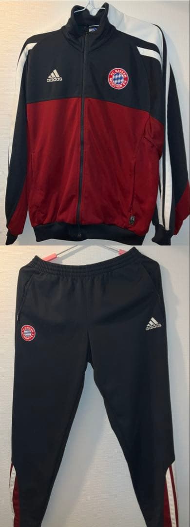 FCバイエルン・ミュンヘン ジャージセット上下 【古着】00年代 adidas