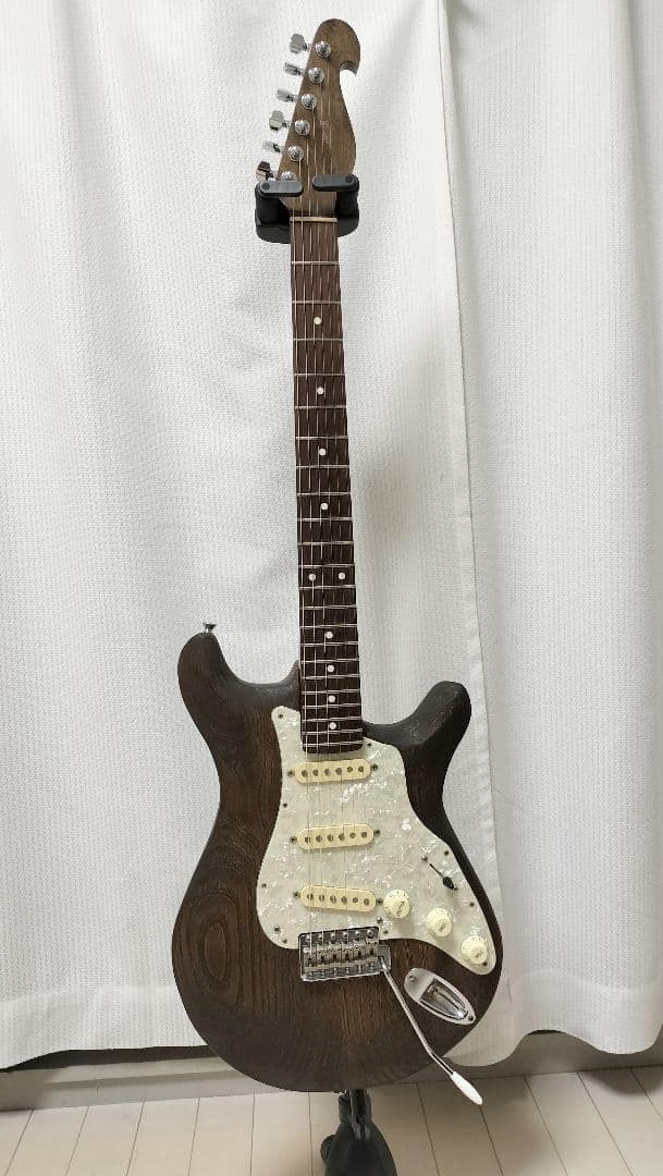 オリジナル エレキギター オイルフィニッシュ ギグバック付き