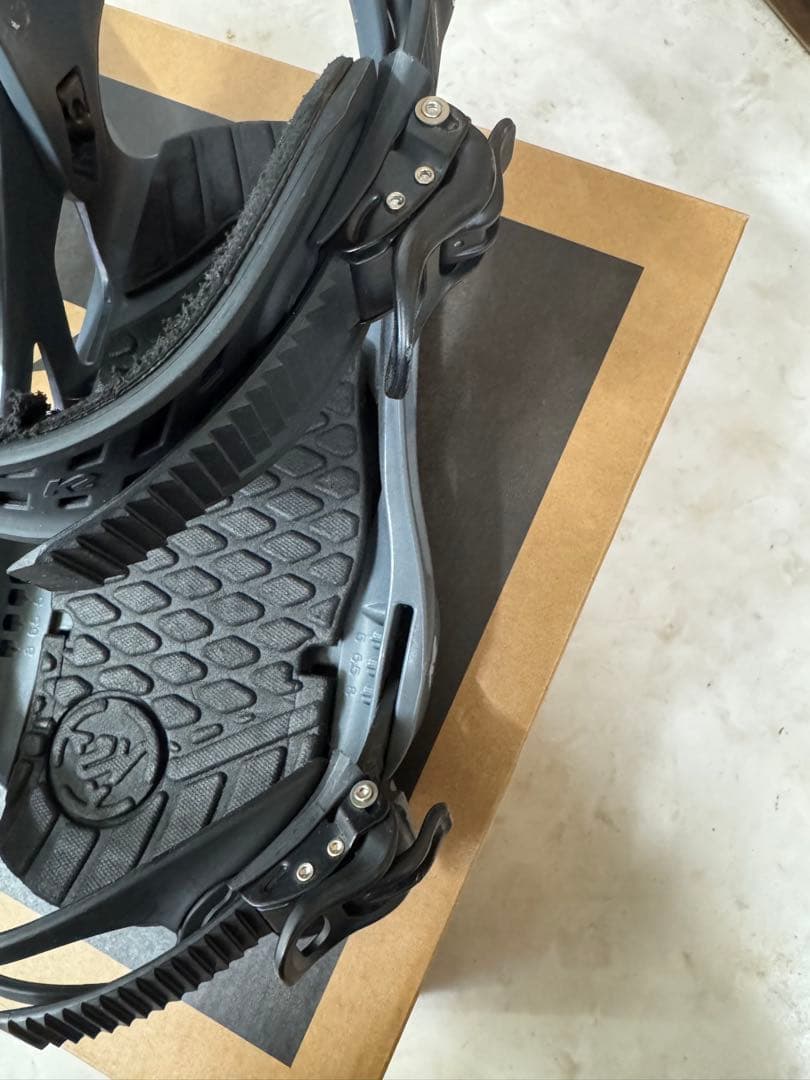 K2 SONIC ビンディング Mサイズ グレー スノーボード バインディング
