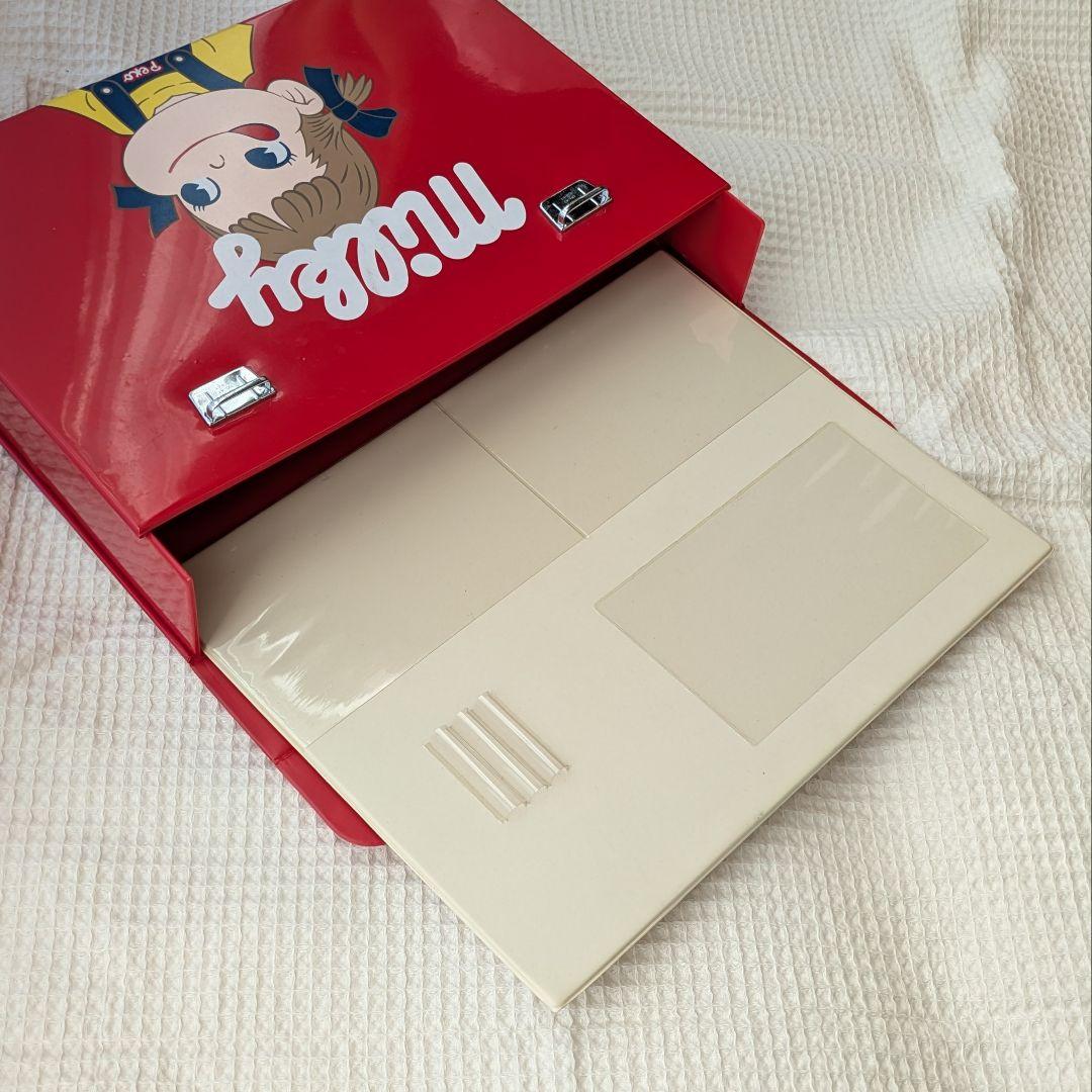ペコちゃん ステーショナリーケース トランク 不二家 公式 昭和レトロ 中古