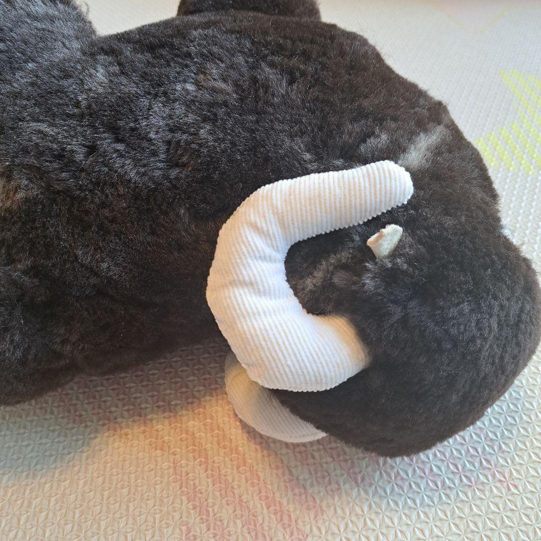 Sheep house シープハウス　ダークブラウン羊の毛　ぬいぐるみ ムートン