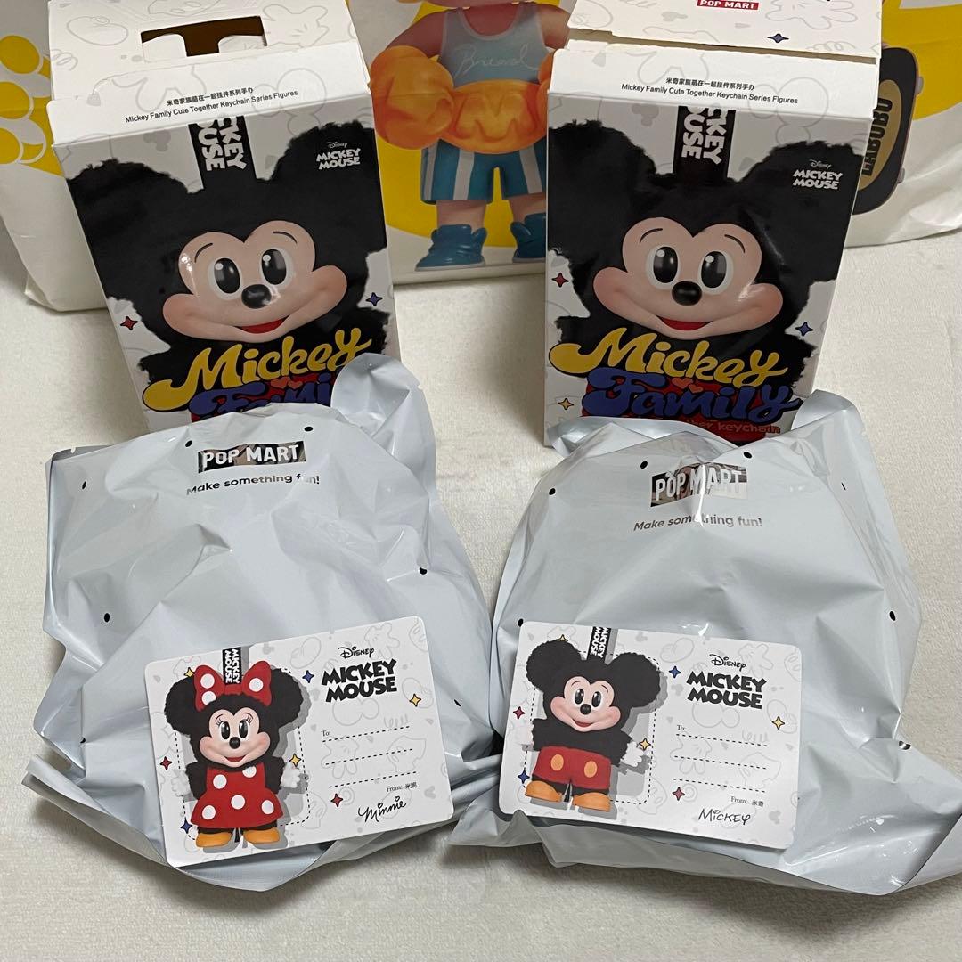 POPMARTディズニー ミッキーファミリー　ミッキー&ミニーセット　内袋未開封