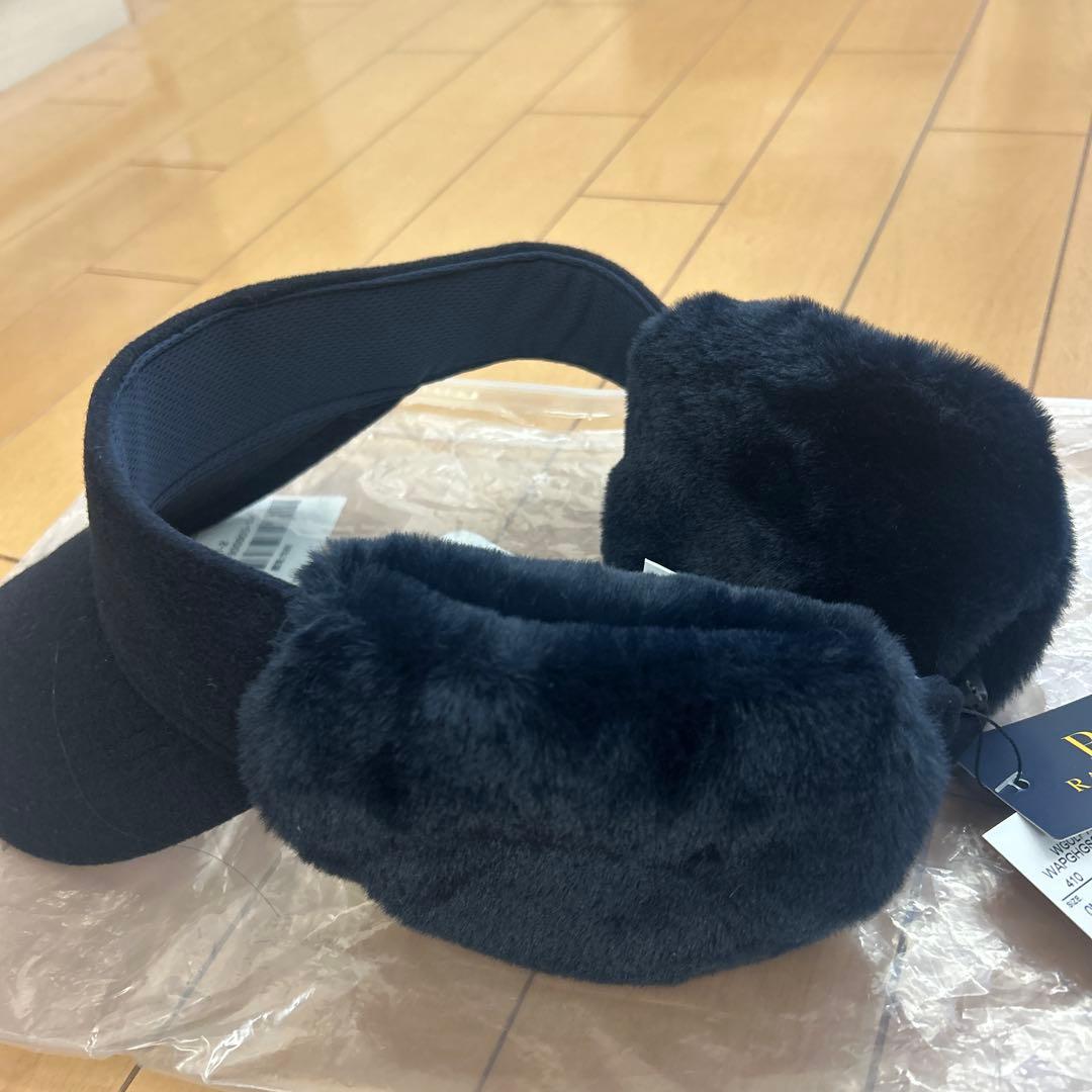 polo ラルフローレン　耳当てつきバイザー　新品