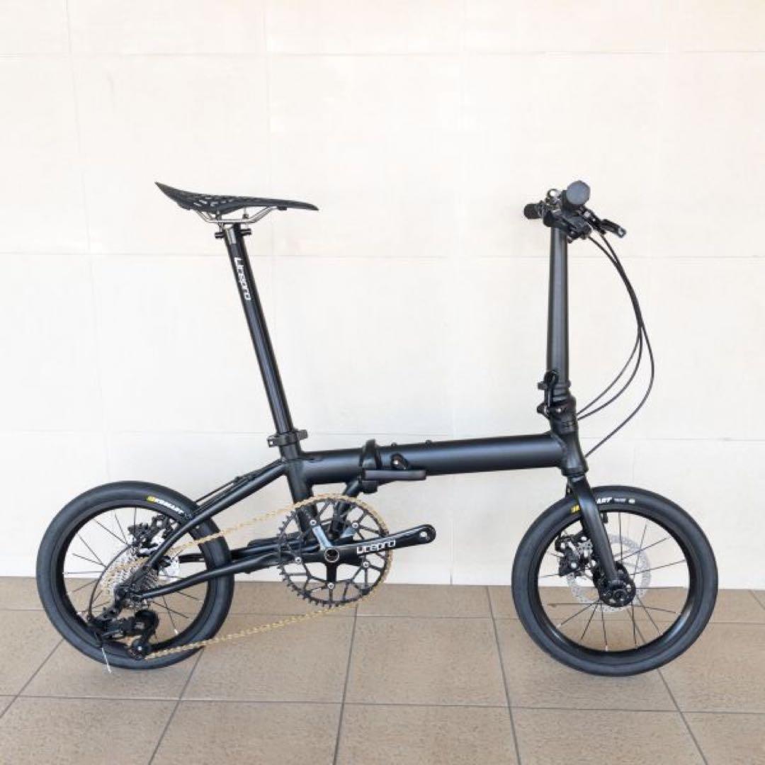 K3 PLUS ★未使用品★超軽量カスタム【8KG】★折り畳み　自転車　9速
