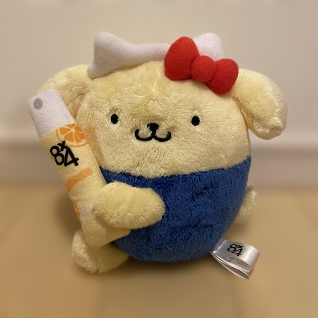 【非売品希少レア】8×4 50周年記念　ポムポムプリン ぬいぐるみ