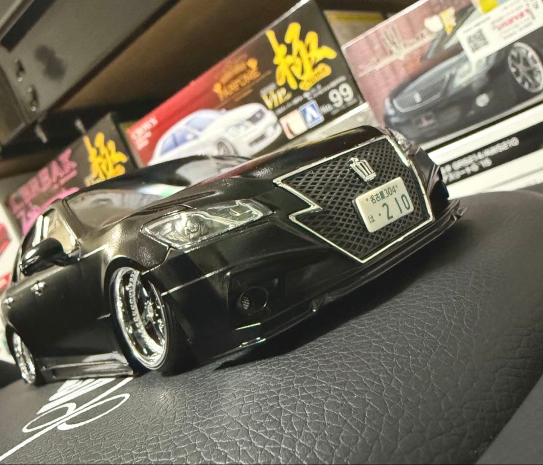 アオシマ ROJAM GRS214 クラウン アスリート VIPcar
