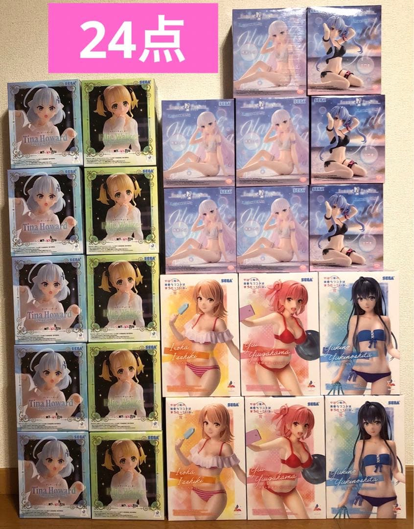 ⑦★SALE★プライズフィギュア 美少女フィギュア まとめ売り 24点