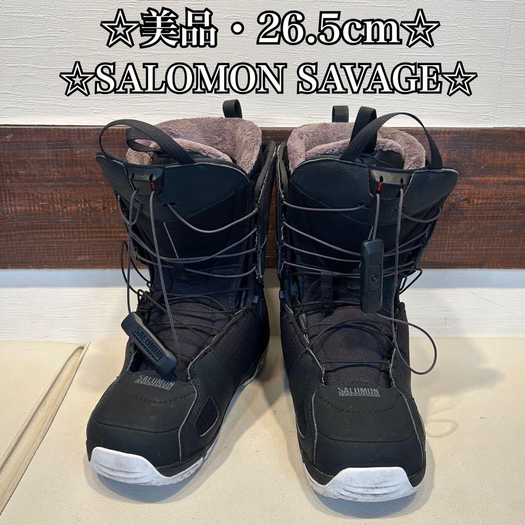 ☆美品☆ SALOMON SAVAGE 26.5cm US8.5 サロモン