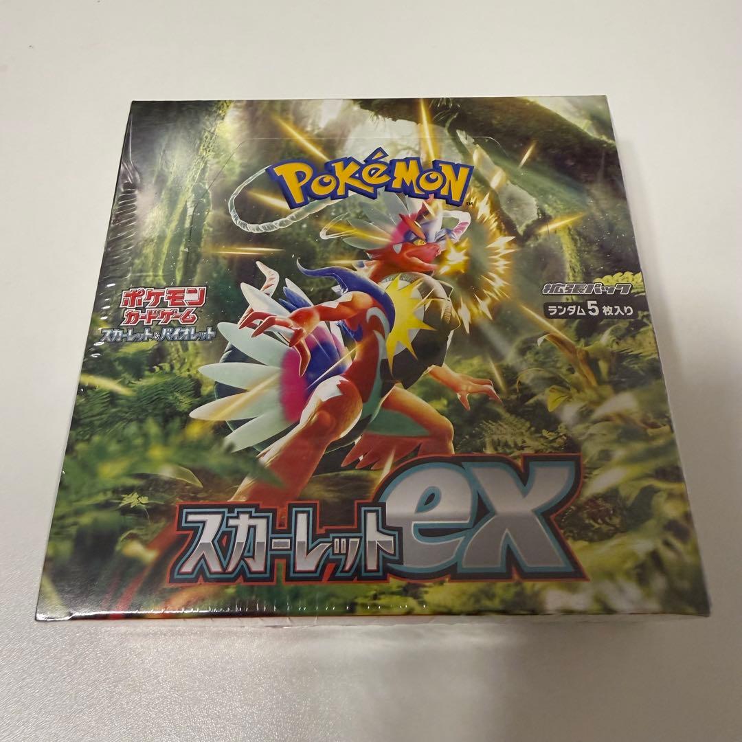 ポケモンカードゲーム　スカーレットexシュリンク付き未開封ボックス