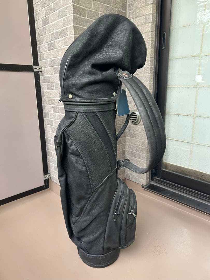 【希少】40年前海外購入 象革製ゴルフバッグ ※ヴィンテージ品