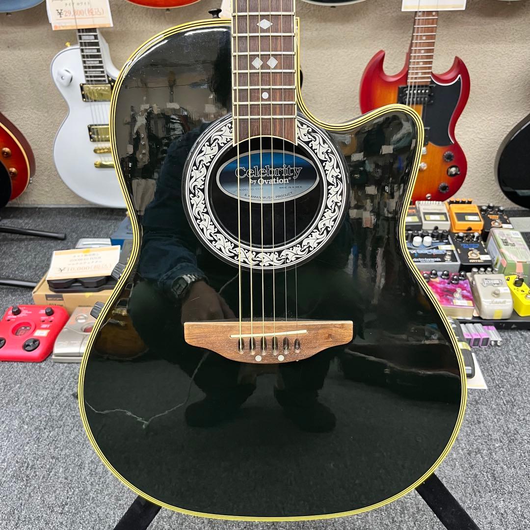 【10136】 Ovation Celebrity CC57 エレアコ ブラック