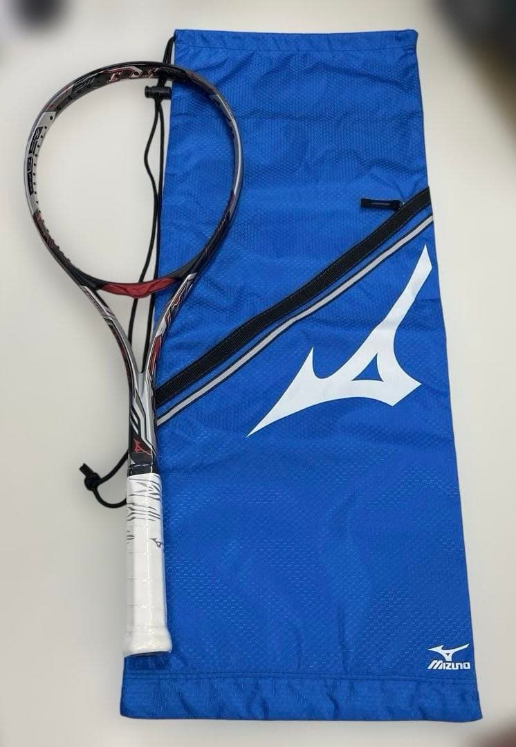 Mizuno 軟式 テニスラケット シルバー 後衛用向け 未使用品
