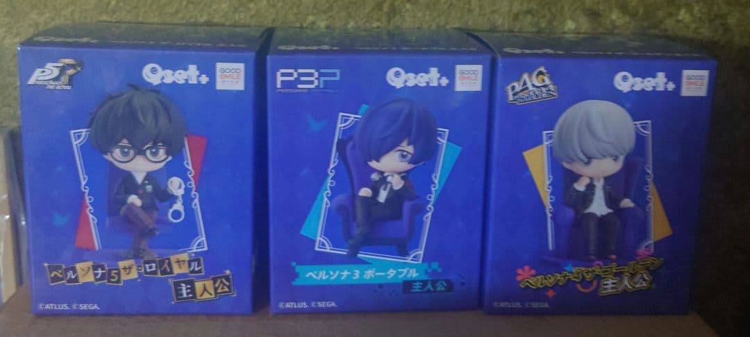 Qposket ペルソナ3、4、5の主人公フィギュア 3体セット