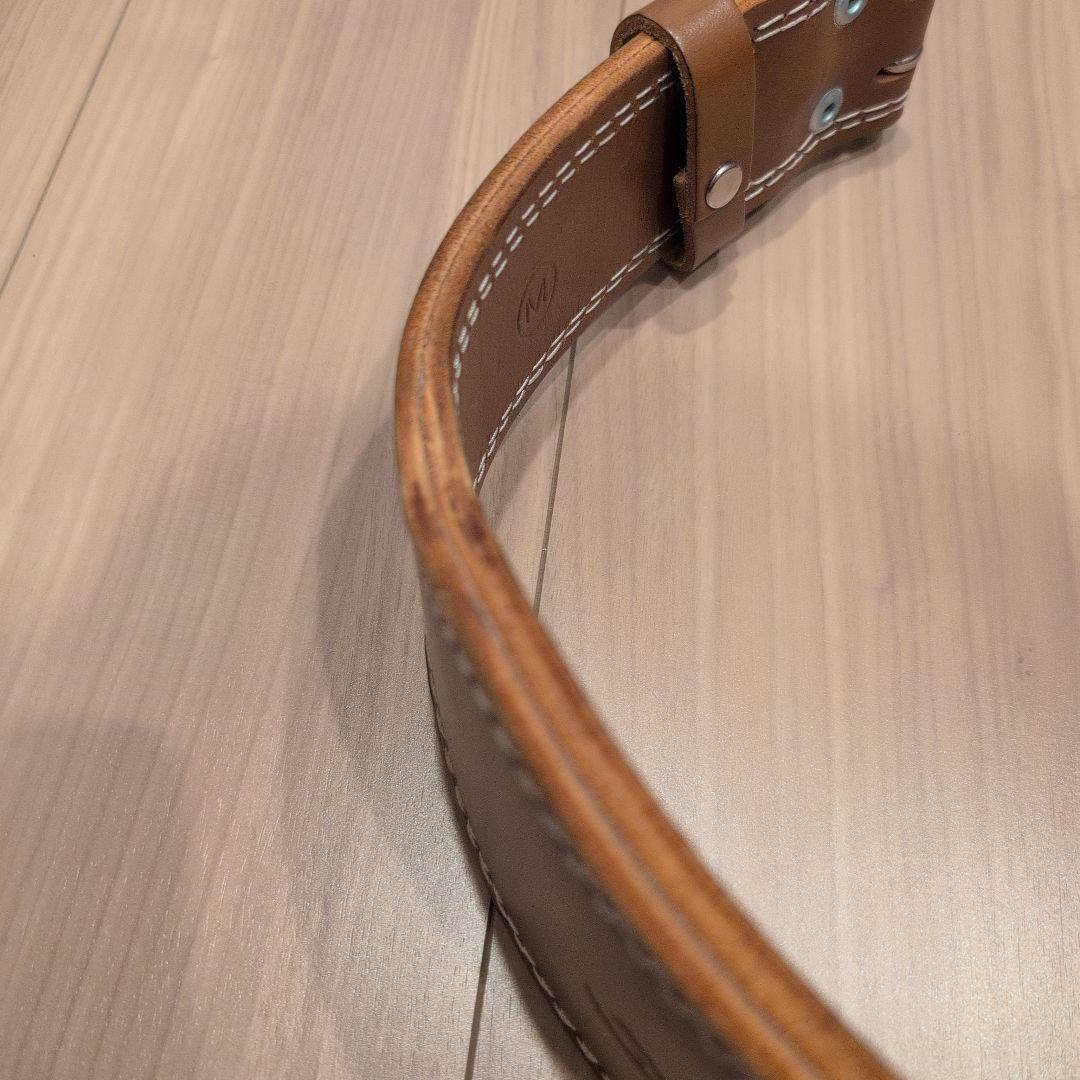 ゴールドジム プロレザーベルト Mサイズ