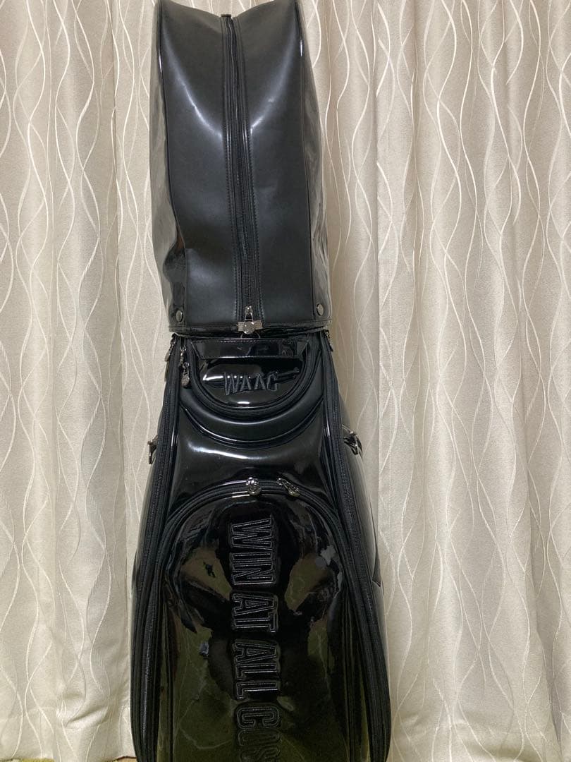 【ほぼ新品】WAAC ゴルフバッグ ブラック