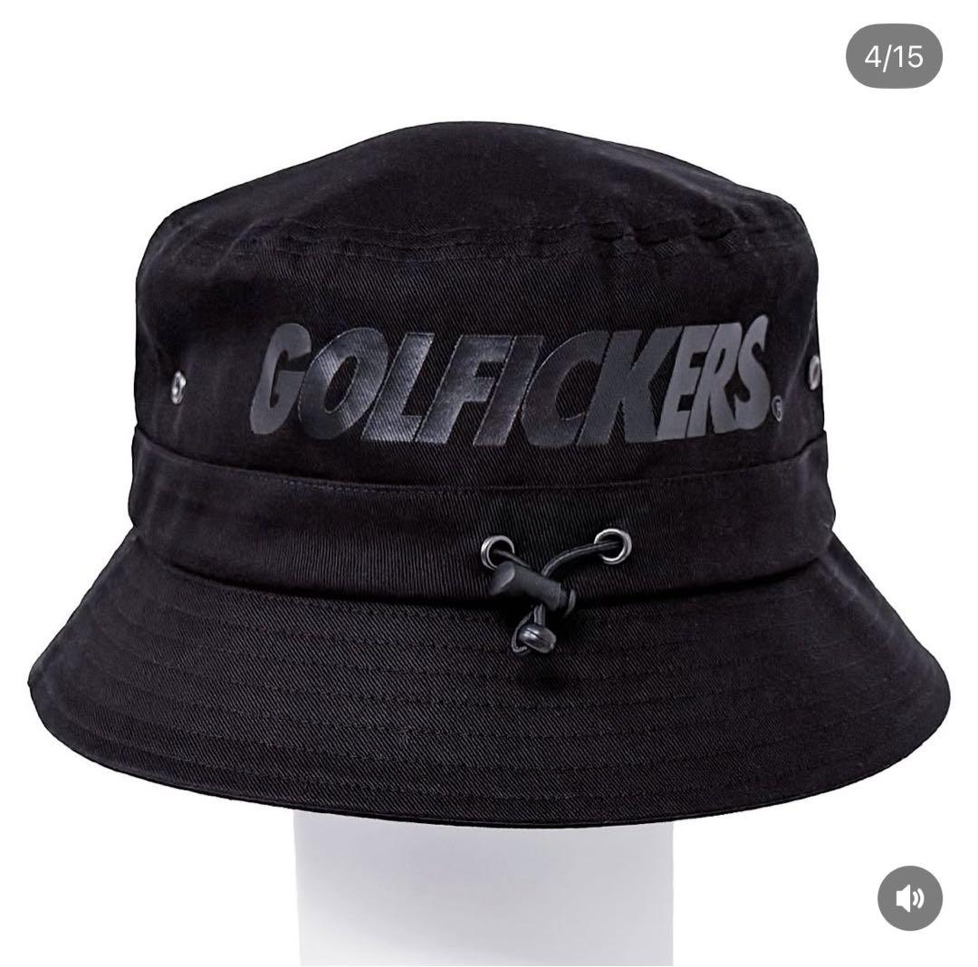 golfickers バケットハット ブラック HOLE592 ゴルフィッカーズ